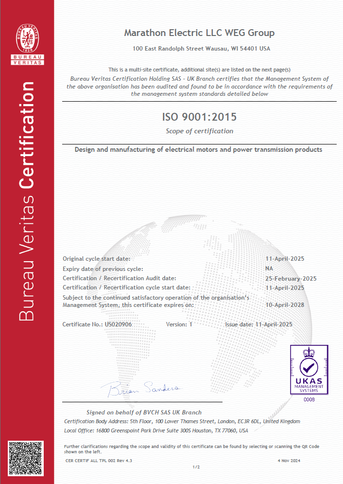 ISO Certificate