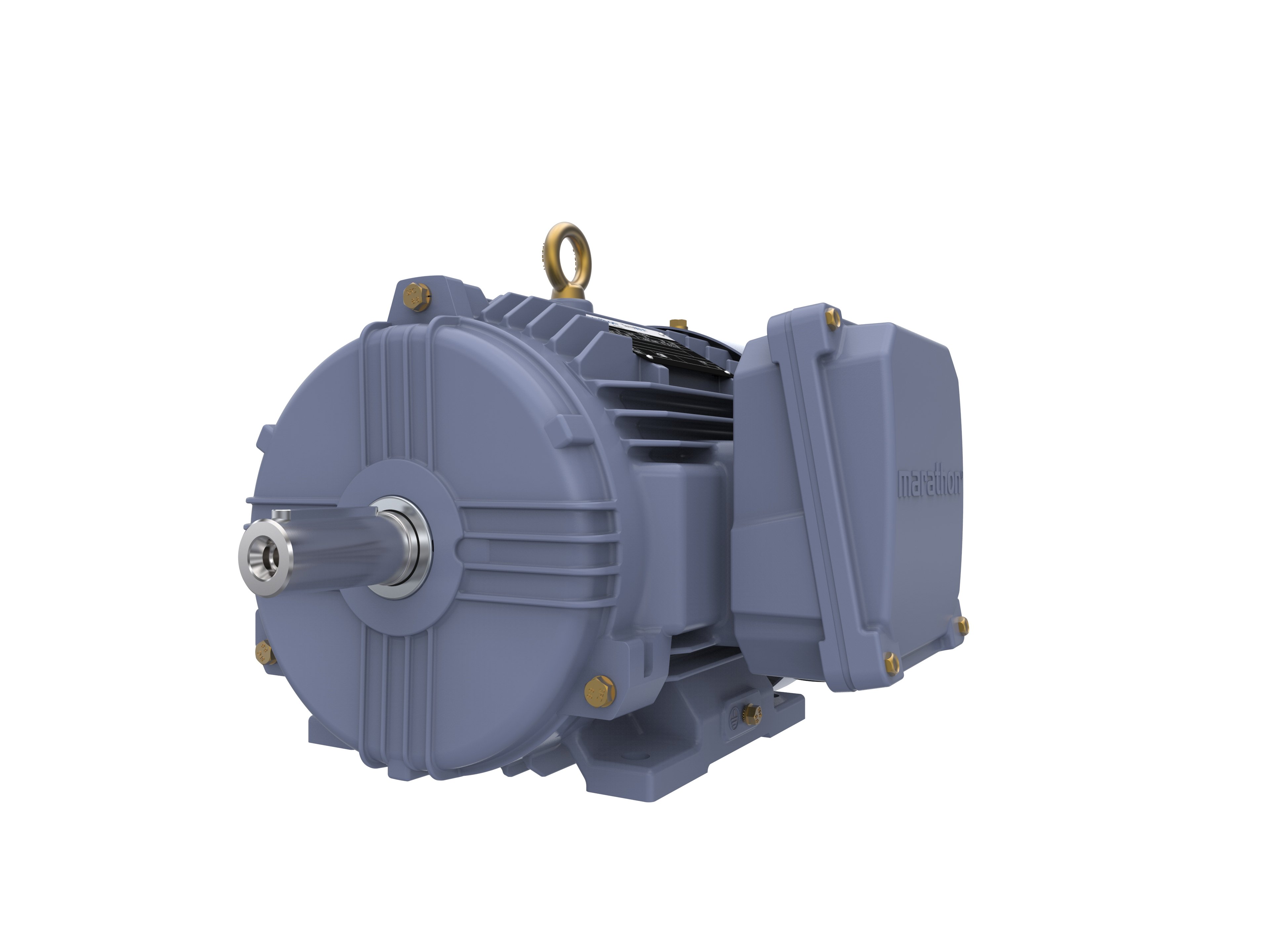 Marathon, Cast Iron Motor, 0.75 kW,  3 Ph,  50 Hz,  50 Hz,  415 V,  1000 RPM,  90S Frame,  TEFC